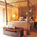Интерьер спальни в азиатско-индийском стиле